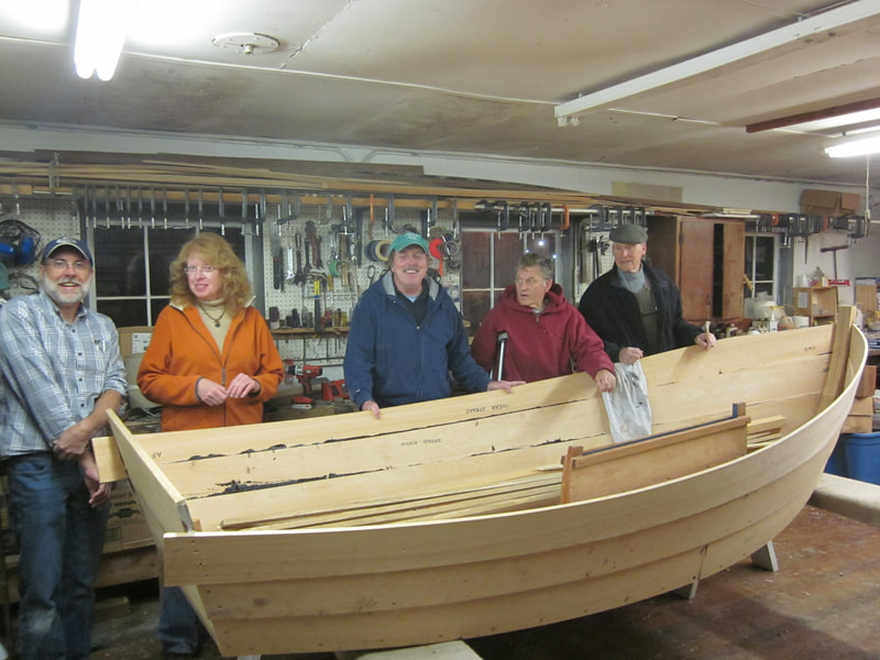 Working on a sailing skiff build